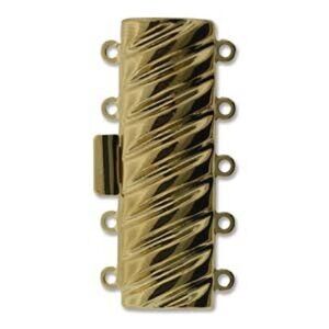 23K Gold Plated Elegant Elements 5 Strand Swirl Clasp  Elegant Elements New In P